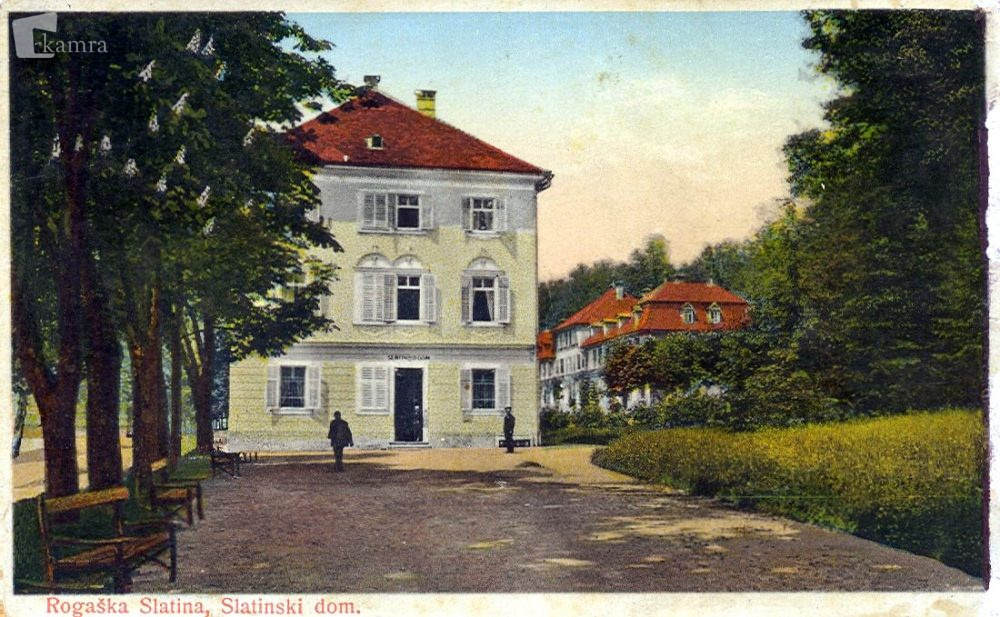 Hotel Slatina na stari razglednici iz leta 1932