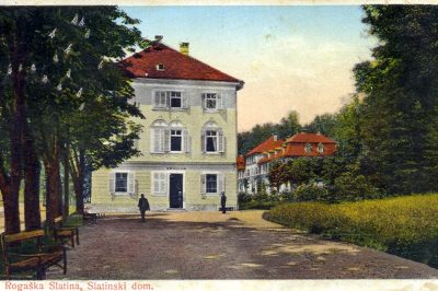 Hotel Slatina na stari razglednici iz leta 1932