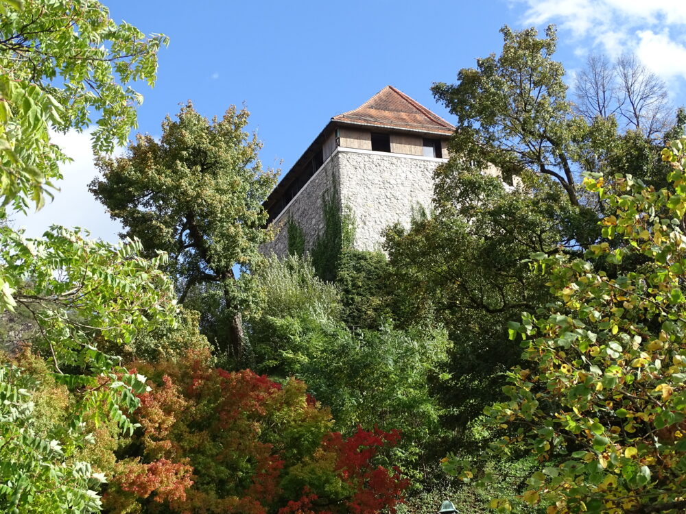 Kamnik: pogled na malograjski stražni stolp.