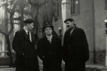 Saša Kump Prešernovim gledališčem v Kranju