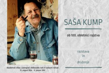 Vabilo na razstavo Saša Kump v Gorenjskem muzeju